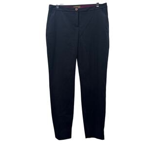 Ted Baker London Navy Textured Tailored Pants – Size 3 (US 8)